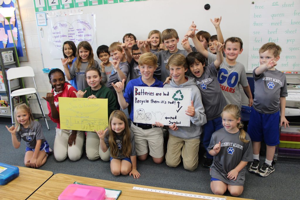 Salisbury Academy Students Create Battery Disposal Program