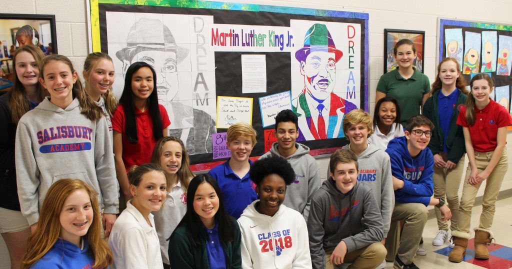 Student Art at Salisbury Academy Honors MLK and the Spirit of Collaboration