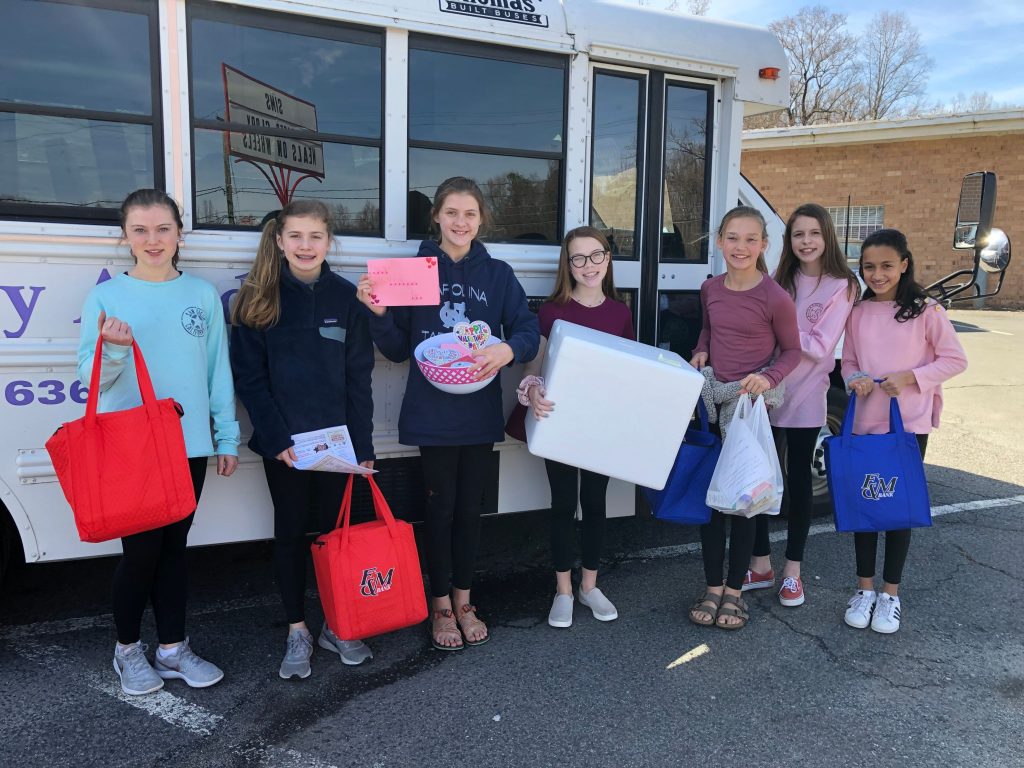Salisbury Academy Advisory Delivers Valentines and Warm Meals