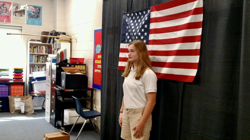 Eighth-Graders Learn from Lincoln: SA students participate in the Lincoln Online Oratory Project
