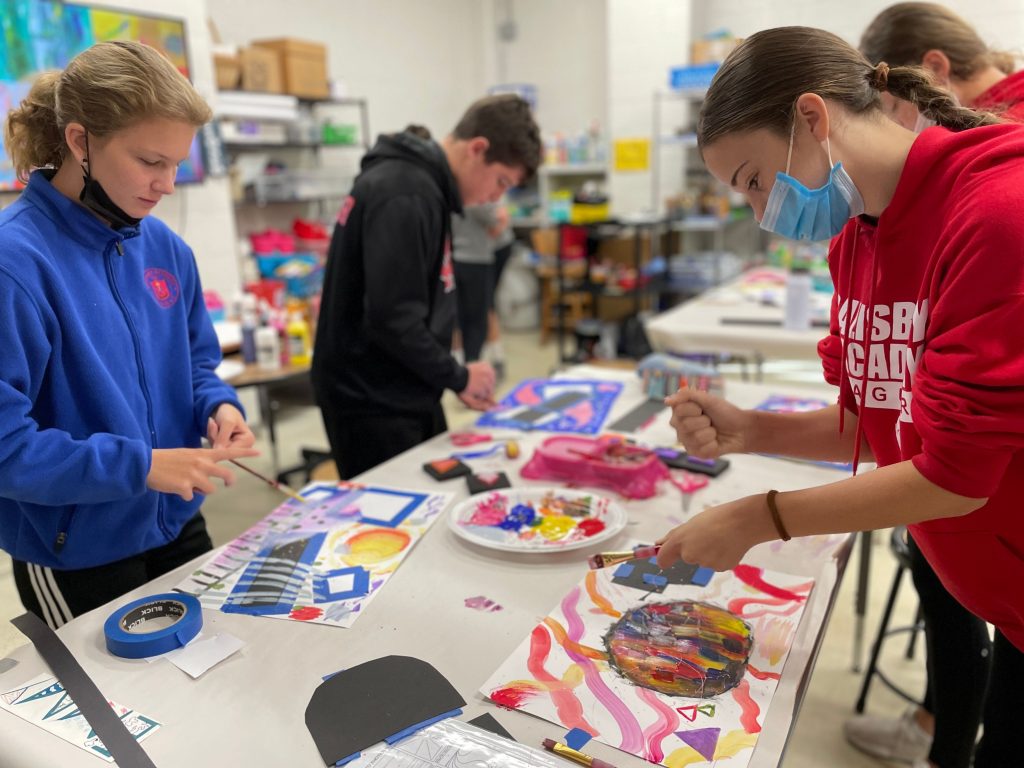 Salisbury Academy Students Explore Abstract Expressionism