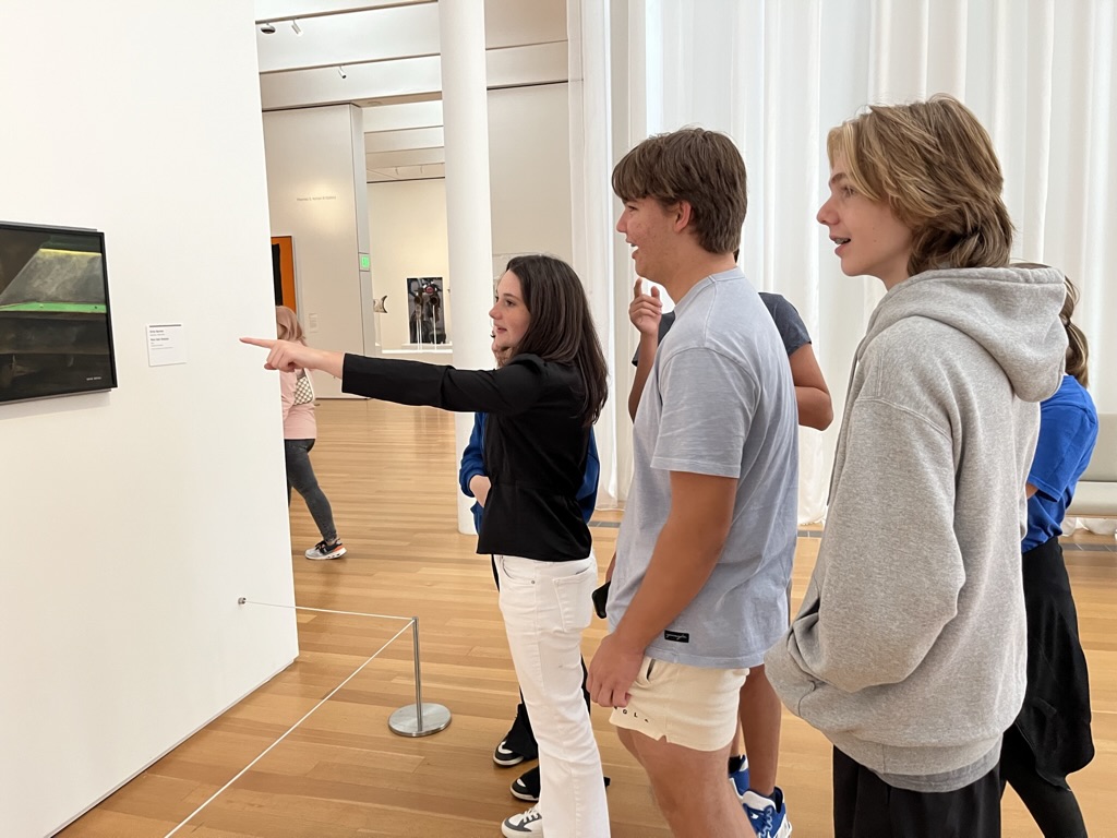 SA Upper School Art Students Immerse in Art and Ask Big Questions