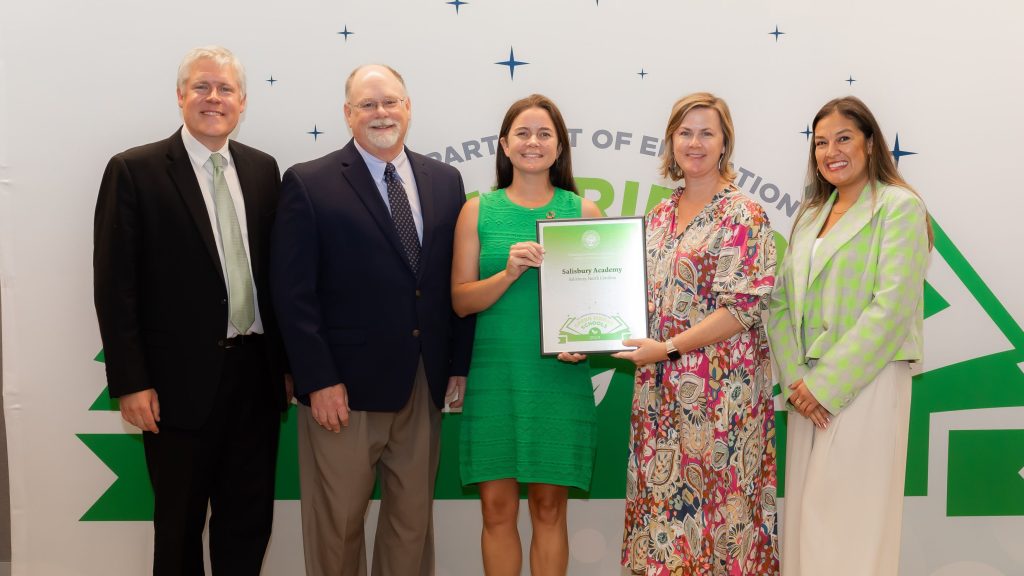 Salisbury Academy Honored as Green Ribbon School in Washington, D.C